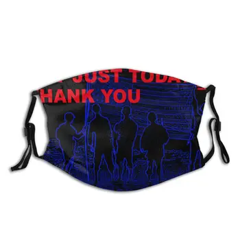 

protective mask with filter Not Just Today Thank You Veterans Day anti dust PM2.5 reuse adult teen child girl