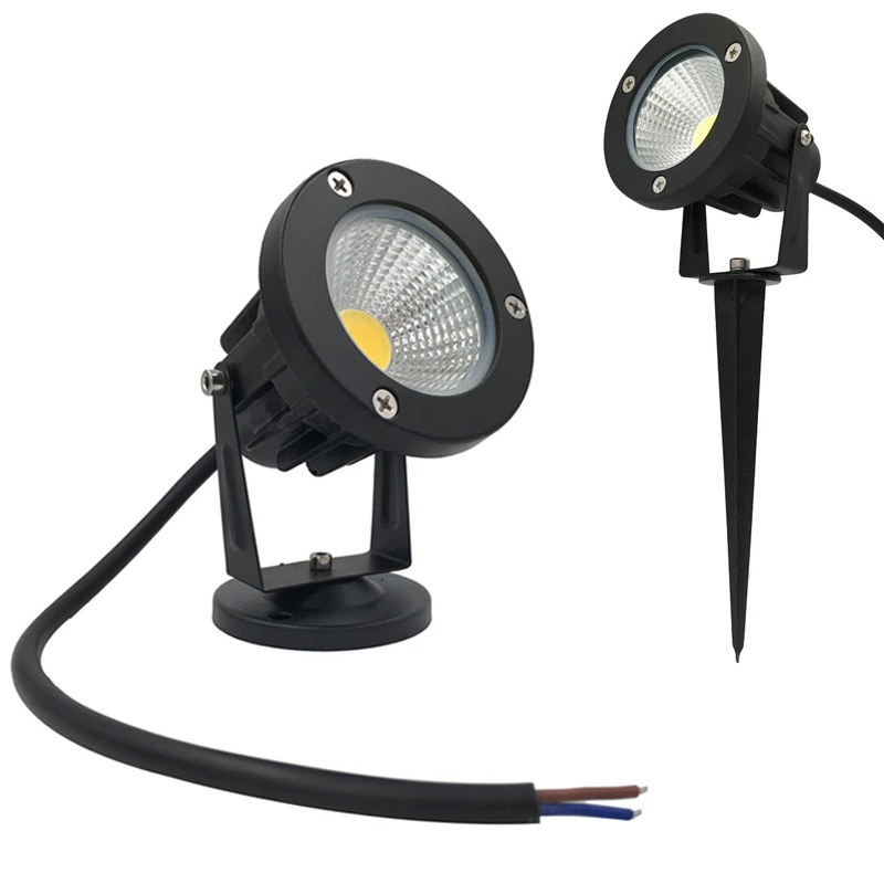 COB Outdoor Garden Lights Lawn Lamp 220V 110V Disk Light IP65 Landscape Tree Lighting For Terrace And Garden Decoration outdoor led flood lights