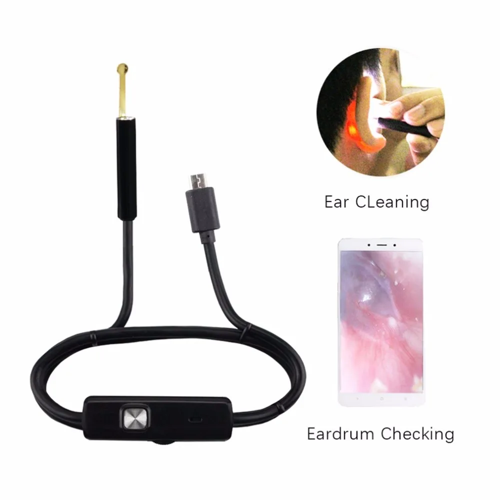 

Professional Multifunctional USB Ear Cleaning Endoscope Visual Earpick Ear Spoon Ear Cleaner Health Care Supplies for android