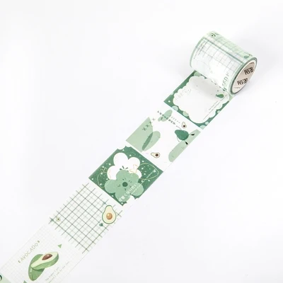 Зеленый васи лента авокадо девушка серии украшения наклейки маскирующая лента - Цвет: 12
