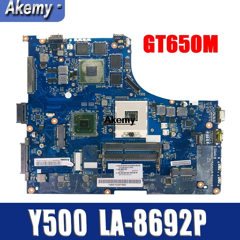 

QIQY6 LA-8692P Laptop motherboard for Lenovo IdeaPad Y500 original mainboard GT650M