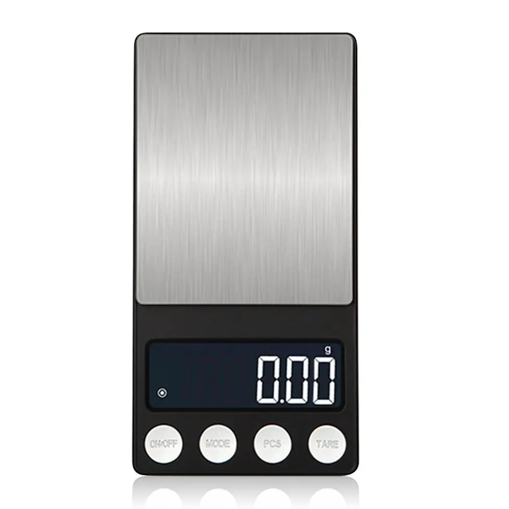 Pocket Jewelry Digital Scale Batteries Supply Portable Flat LED Electronic Scales With Tray 100/200g 0.01g