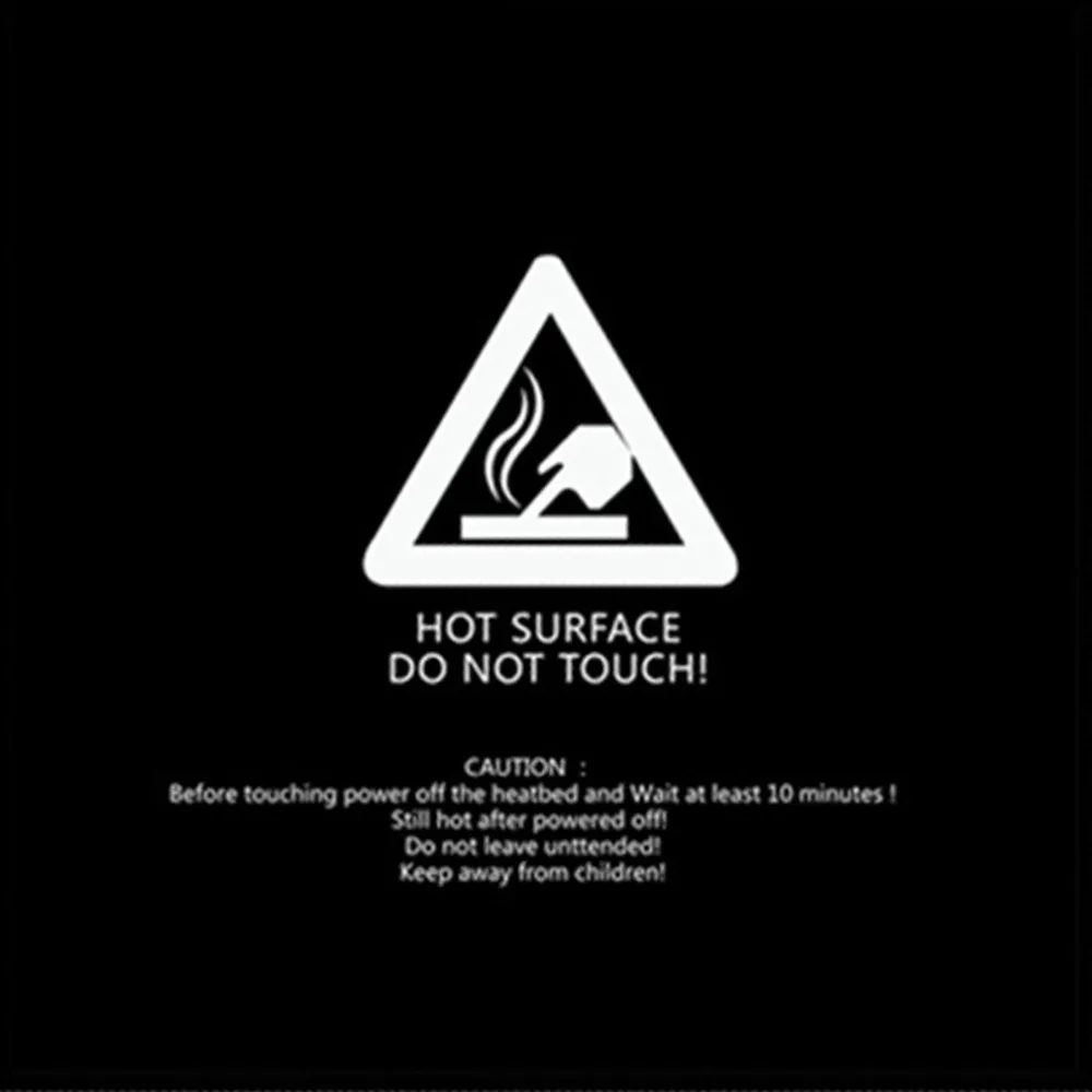 Для 3D принтера наклейка для платформы алюминиевая подложка текстурированная бумага 200*200 мм PC высокотемпературная наклейка