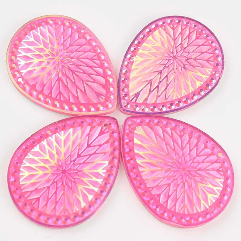 11 Taidian 3040mm Tear Drop Flatback Sew On Rhinestones for DIY Jewelry Accessories AB Color 50pieceslot