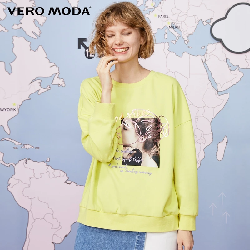 Vero Moda Новая Женская Толстовка свободного кроя с вышивкой | 319333523