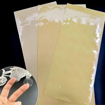 

Multi Size Round Transparent Blank Labels Sticker Circle Clear PVC Sealing Sticker Scrapbooking Labels DIY Gift Box Seal Sticker