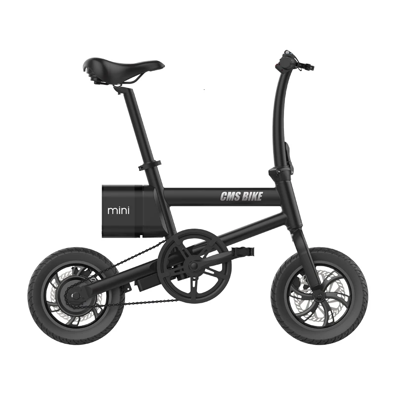 CMS-MINI 12 дюймов углеродистая сталь складные Электровелосипеды 36v 250w складываемый электровелосипед светодиодный дисплей бесщеточный мотор для электрического велосипеда