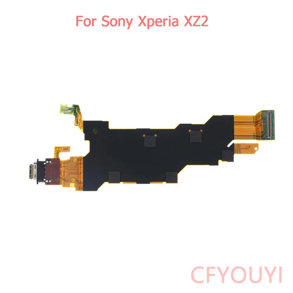 Зарядный порт гибкий кабель Замена для sony Xperia XZ2 USB док-станция Разъем Flex