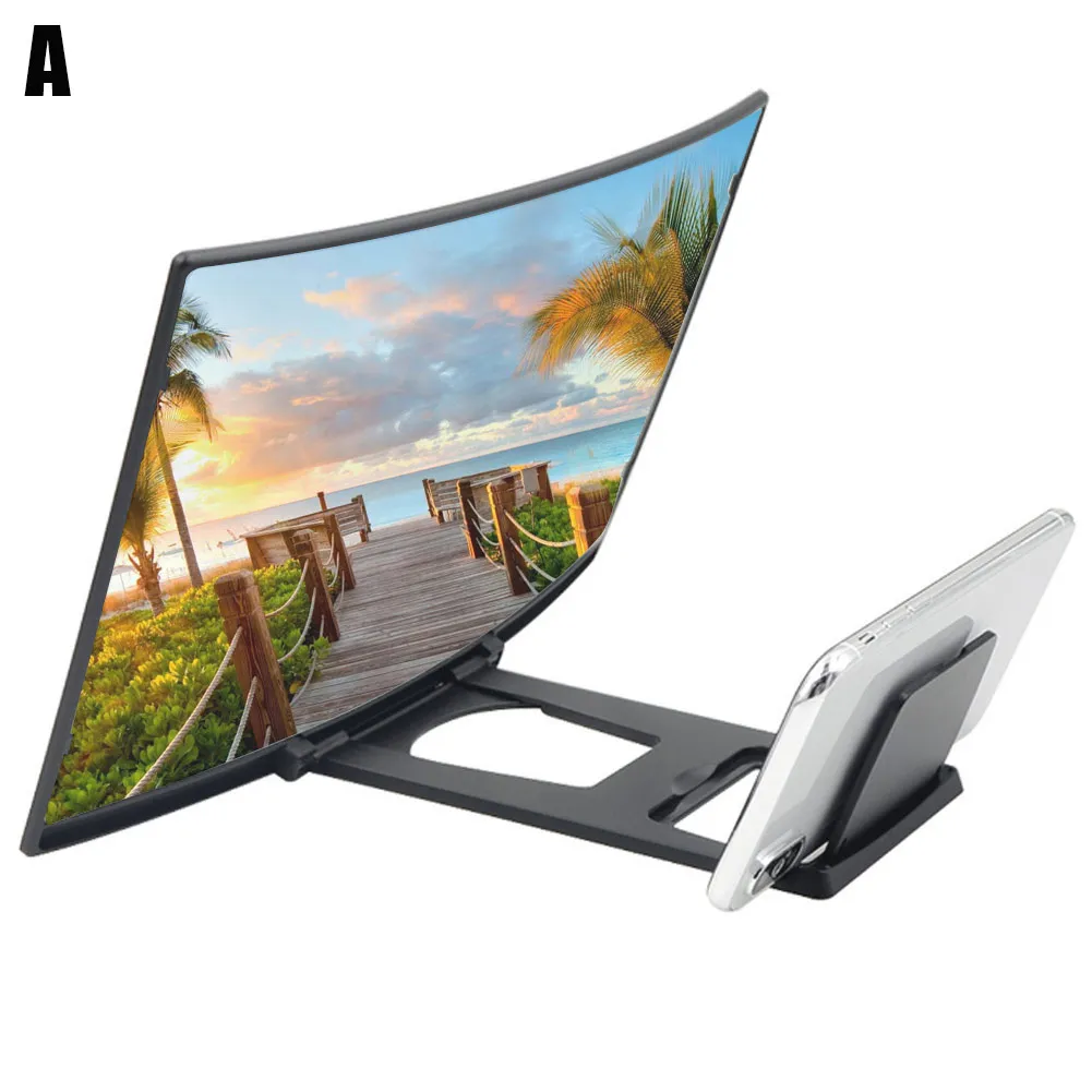 

3D Magnifier Retractable Amplifier Mobile Phone Screen HD Magnifier Universal 12 Inch JLRJ88