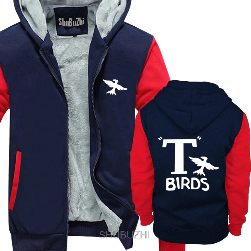 Толстовка мужская с капюшоном T-Birds-Men забавная толстовка одежда для Маскарадного