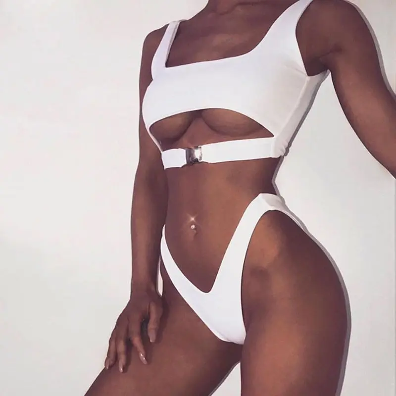 

Wide Shoulder Straps Sexy Bathing Bikini Set Two Piece Thong Biquini Swimsuit Female Swimwear Beach Wear Swimming Suit for Women