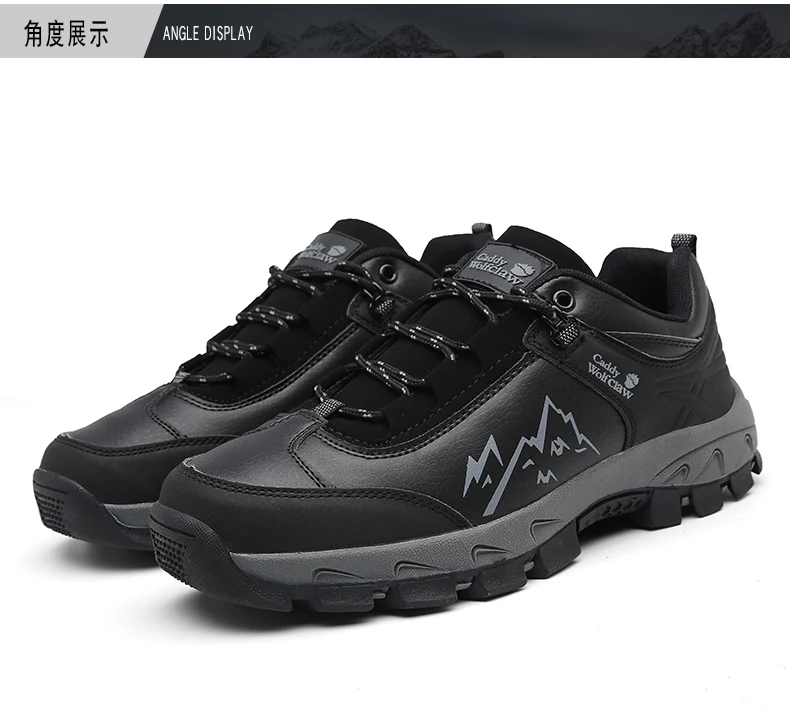 Autumn Winter Men Mountain Climbing Shoes Big Size Outdoor Trail Sneakers Warm Hiking Shoes for Men Trekking Sneakers Brand
