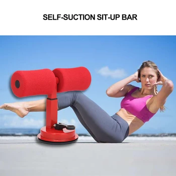 

Fitness Sit Up Bar Self-Suction Push-up Bar Abdominal Core Trainer Muscle Training&Body Stretching Assistant Gym Exercise Device