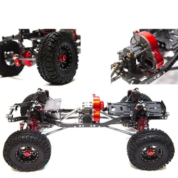 

Kuulee (Reverse Upgrade Version) 1/10 Universal 313 Wheelbase Frame CNC Full Metal TRX4 SCX10