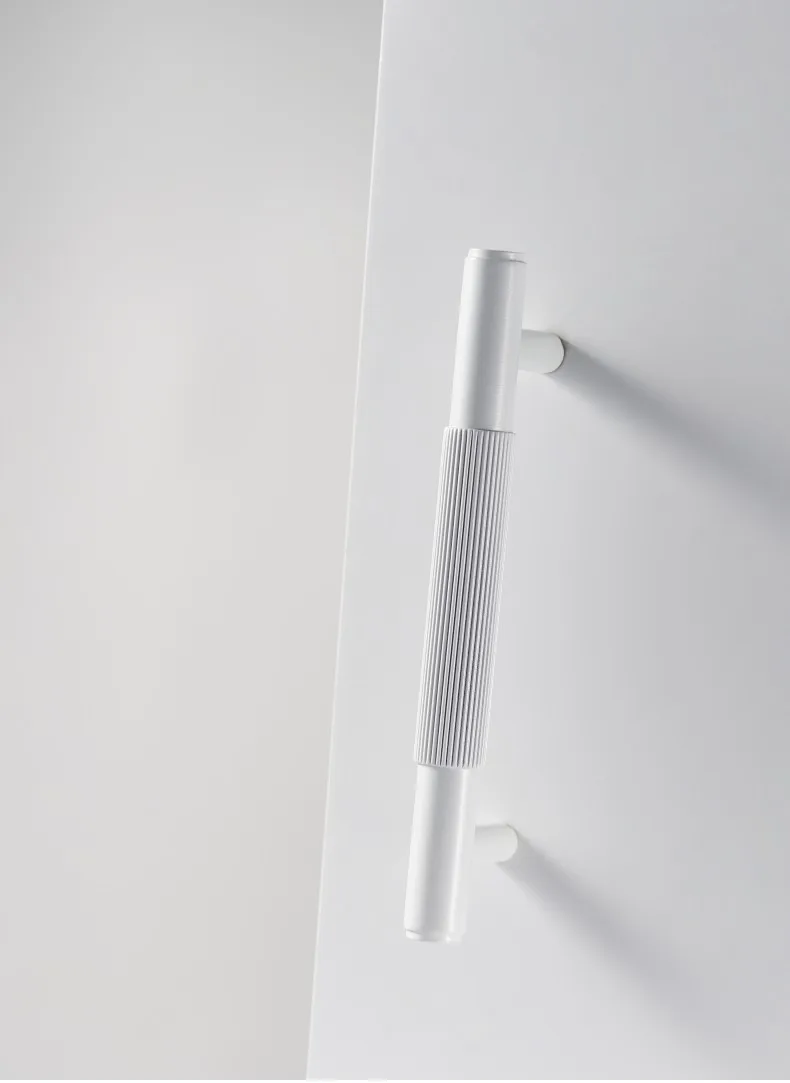 dooroom latão móveis alças branco puro listra armário armário armário gaveta barra de vinho puxa botões