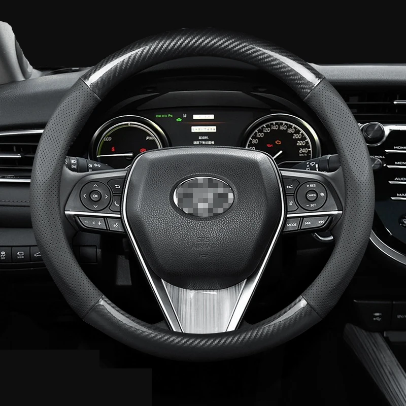 Чехол рулевого колеса автомобиля для Toyota Prado Avensis RAV4 Corolla Matrix Prius Vios Yaris Crown 86 C-HR Camry