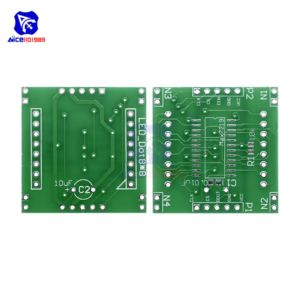 Diymore MAX7219 8x8 красный светодиодный матричный плата драйвера модуля DIY Kit для Arduino