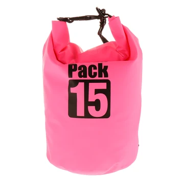 

Dry Bag Waterproof 15L Floating Sack for Beach, Kayaking, Swimming, Boating, Camping, Travel & Gifts