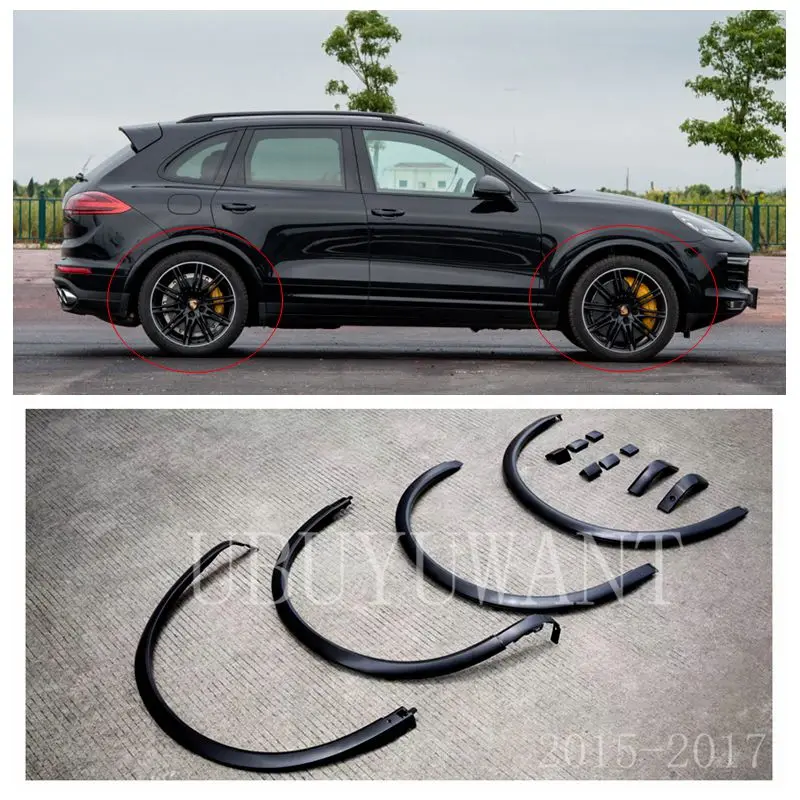 #Special Offers 4pcs High Quality Auto Mudguards Car Fender Wheel Eyebrow Protector Wheel Arch Trim Strip For Porsche Cayenne 2015 2016 2017 #Special Offers 4pcs High Quality Auto Mudguards Car Fender Wheel Eyebrow Protector Wheel Arch Trim Strip For Porsche Cayenne 2015 2016 2017