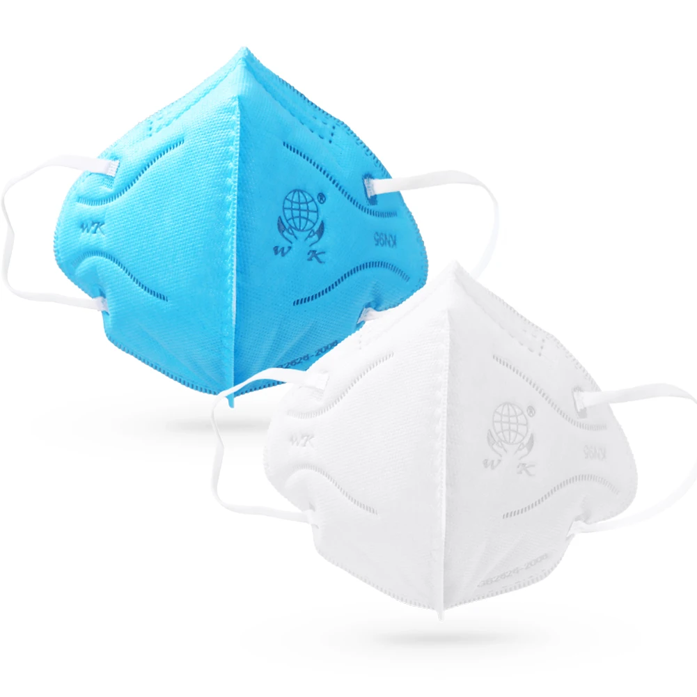 

1pc KN95 Masks Protective Fold Face Mask Anti-dust Bacterial Proof Filter Cover PPE Labor Protection Safety Respirator