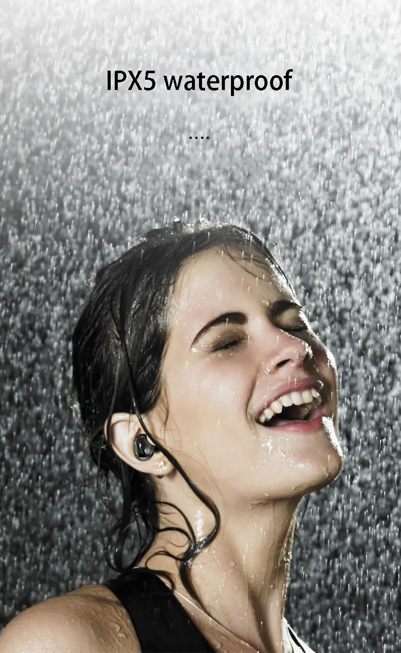 T5 TWS Wireless Earphone Sport Running Bluetooths 5 0 Waterproof Earbuds Mini Touch Control Stereo Headset with Charging Box Mic