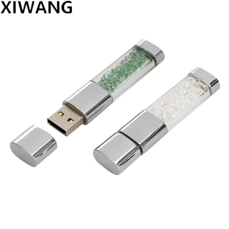 Флеш-накопитель 8 ГБ, алмазная коробка, USB диск, 64 ГБ, металлическая usb флеш-память, 128 ГБ, 4 Гб, флешка в виде бижутерии, 16 ГБ, USB флеш-накопитель, 32 ГБ, специальный подарок