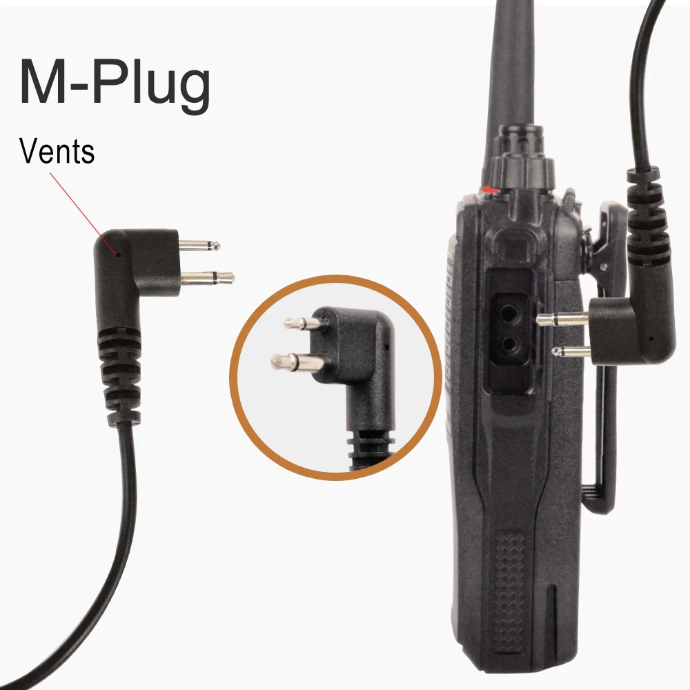 2 Pin динамик микрофон гарнитура PTT микрофон для Motorola двухстороннее радио иди и болтай Walkie Talkie “иди и CP040 CP125 CP140 CP180 CP185 CP300 m-разъем