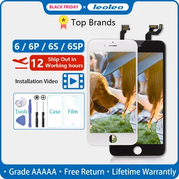 

White&Black Lifetime Warrantly Brand New For iPhone 6S 6GS 4.7'' LCD Display Touch Screen Digitizer Assembly With 3D Touch+Gift