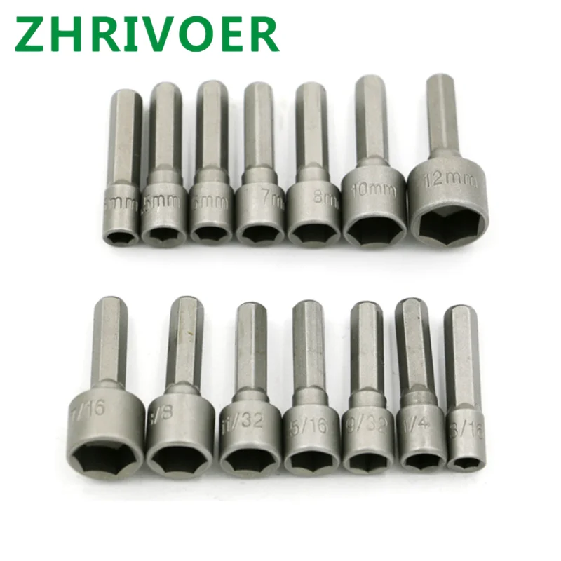 Inner and outer hexagon strong magnetic screwdriver, socket head, electric screwdriver, socket head, pneumatic socket wrench