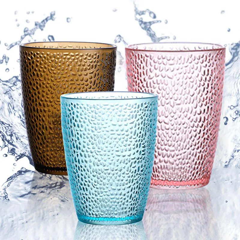 6pcs Acrylic Drinking Glasses Set Plastic Tumblers Plastic Cups Dishwasher  Safe Cups Glassware Unbreakable Plastic Drinking Set - AliExpress