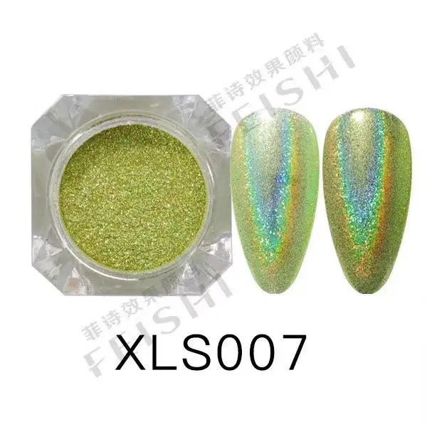 1g Glitter for Nails Holographic Dip Powder Mirror Polishing Chrome Pigments Nail Art Decorations Laser Dazzling Dust