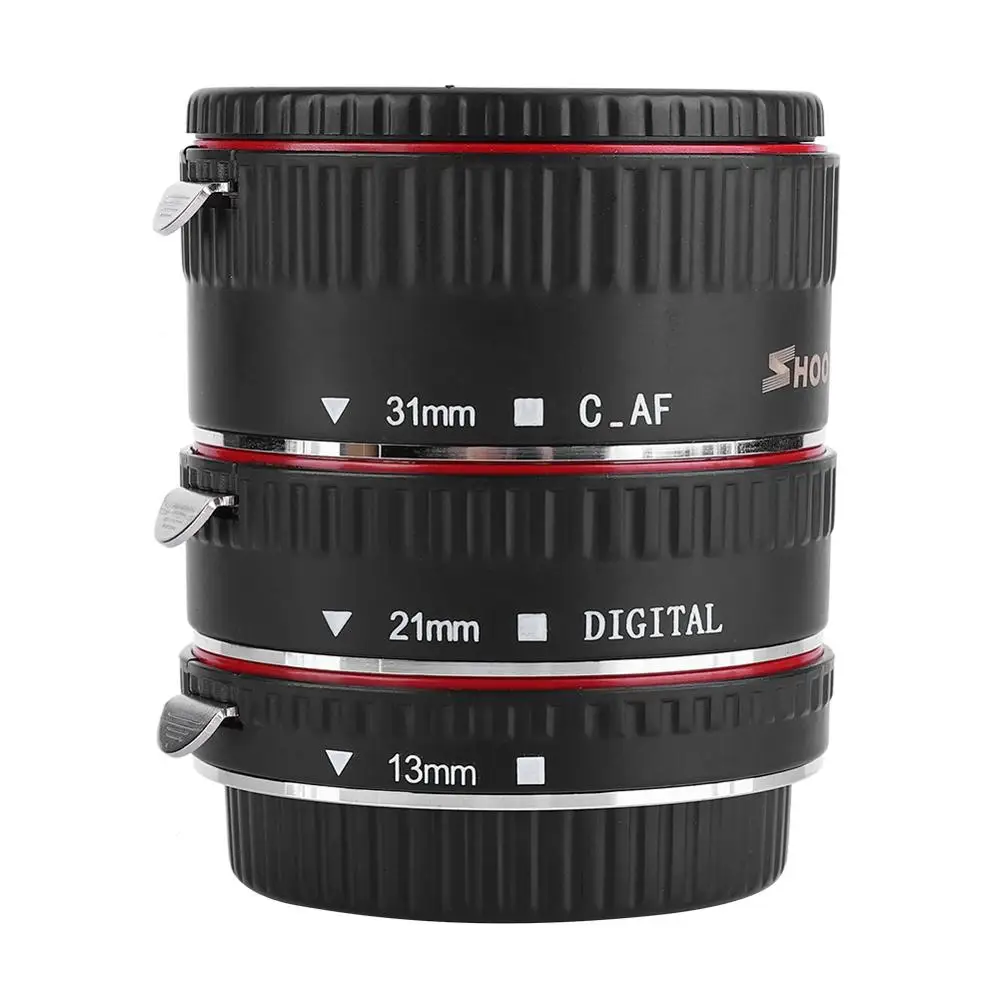 Автофокус SHOOT макро Удлинительное Кольцо для объектива Canon EOS EF-S 1200D 1100D 600D 550D 200D 800D