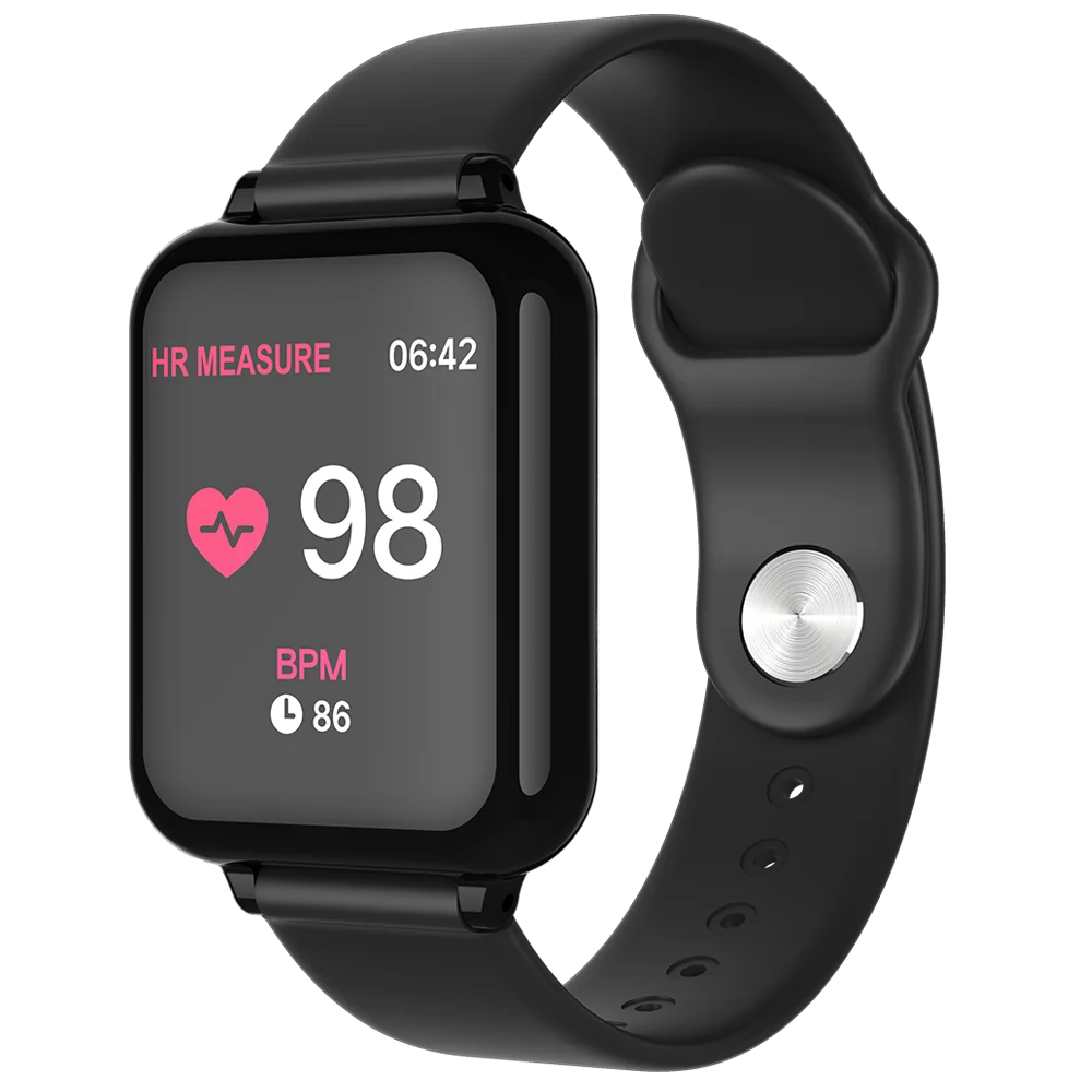 

Anfos Smart Band Pedometer Heart Rate Monitor Wristband Tracker Fitness Bracelet watch With Pressure Measurement for Android ios