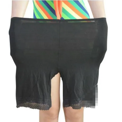 Черный Pantalon femme Для женщин брюки летнее платье в стиле "Ретро", большой Размеры 8XL леггинсы для детей из вискозного волокна, Капри пикантные посылка черные обтягивающие штаны длиной до щиколотки J703 - Цвет: Черный