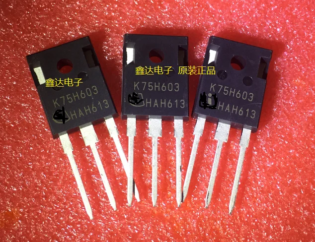 

10pcs/lot K75H603 IKW75N60H3 TO-247 IGBT