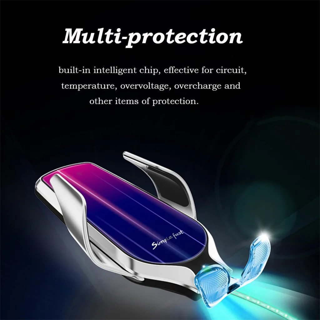 Зарядное устройство usb, зарядное устройство, зарядное устройство, автомобильное, вентиляционное отверстие, инфракрасный датчик, зарядное устройство, держатель для Iphone, зарядное устройство