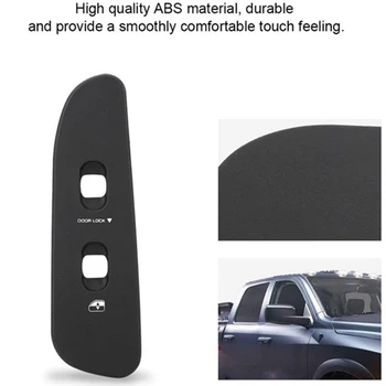 

Black Window Switch Cover,Passenger Side Door Switch Panel Bezel Trim for 2002-2010 Dodge Ram 1500 2500 3500 5HZ72XDVAB