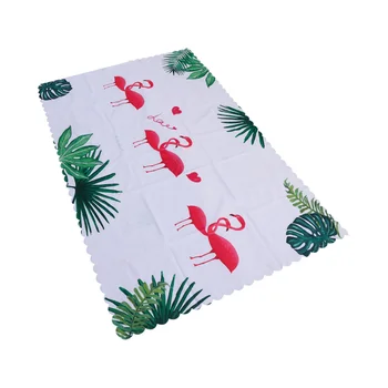 

Waterproof Table Cover Oilproof Table Cloth Party Tablecloth Delicate Table Cloth for Home Hotel Kitchen Resturant (Flamingo 90x