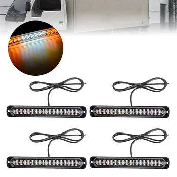 

Stroboscope 12LED Light Car Truck Ambulance Emergency Flashing Firemen Strobe Warning Light DC12V Signal Day-time Running Lamo