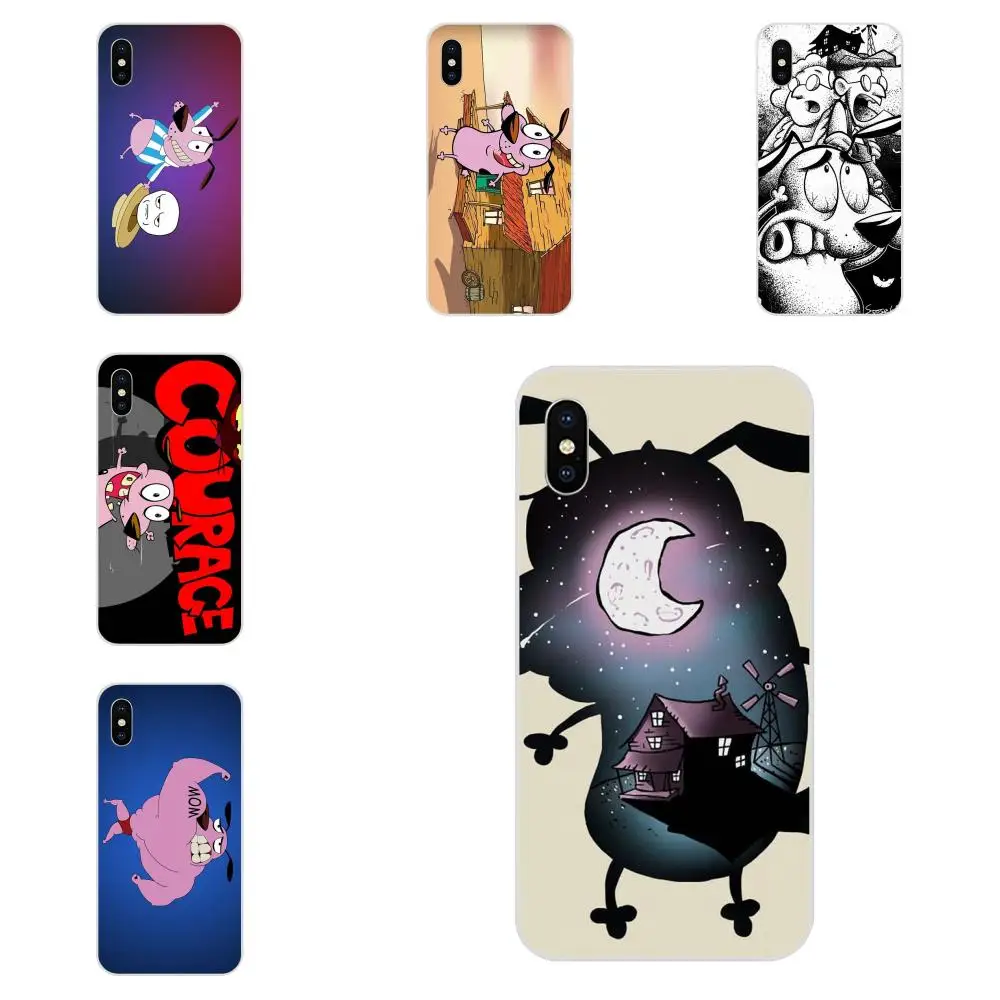 

TPU Pattern For Xiaomi Redmi Mi 4 7A 9T K20 CC9 CC9e Note 7 9 Y3 SE Pro Prime Go Play Courage The Cowardly Dog Phone