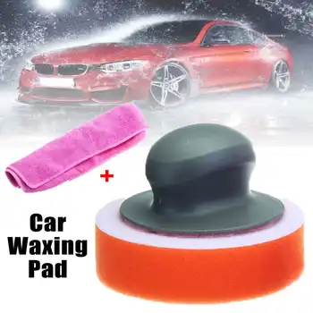 

Car Sponge Polishing Pad Set Buffing Waxing Pad For Car Polisher Buffer Drill Adapter Wheel brush