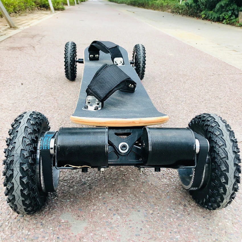 Электрический скутер 4 колеса электрический скейтборд Лонгборд Boosted board E-Scooter Ховерборд деревянная доска двойной мотор 1200 Вт Мощность