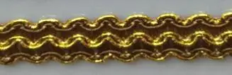 Ширина 15 мм черные белые золотые смешанные цвета полиэстер гофрированные плетеные ресницы крючком кружевные ленты с отделкой с краем ZD049 - Цвет: 6