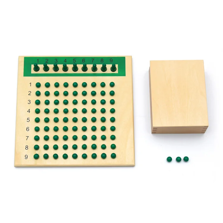 

Montessori Mathematics Teaching Aids Multiplication And Division Board 1.05 Montessori Training Aid Children Profession Multipli