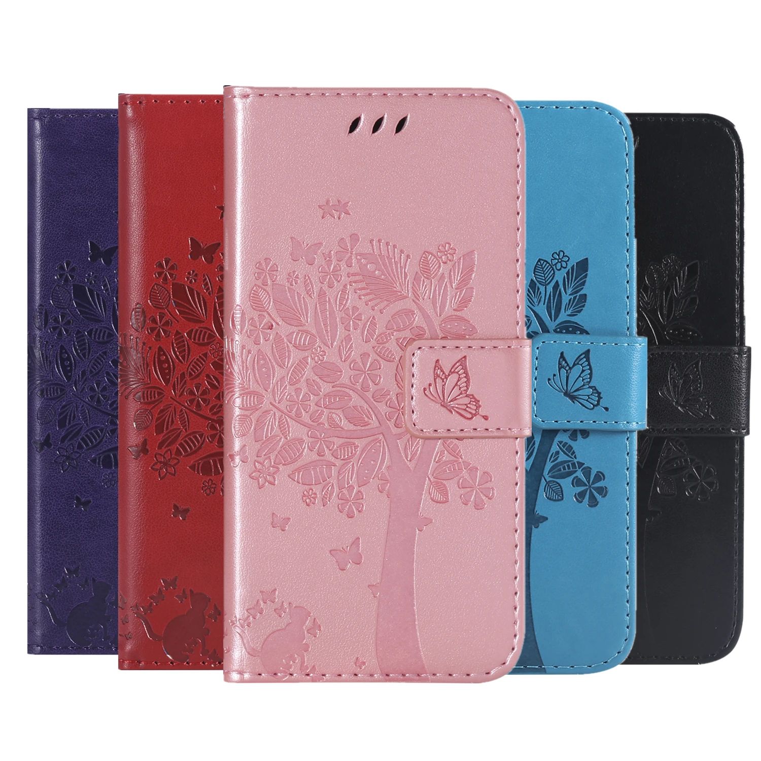 Кожаный чехол книжка из ПУ кожи для Huawei Honor 20 10 10i 9 9i 9N Lite 8A 8C 8X 8S 7A 7C 7i 6A 6X V10