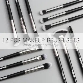 

Makeup Brushes Set Professional 12 Pcs/lot Makeup Brushes Set Eye Shadow Blending Eyeliner Eyelash Eyebrow Brush For Makeup Tool