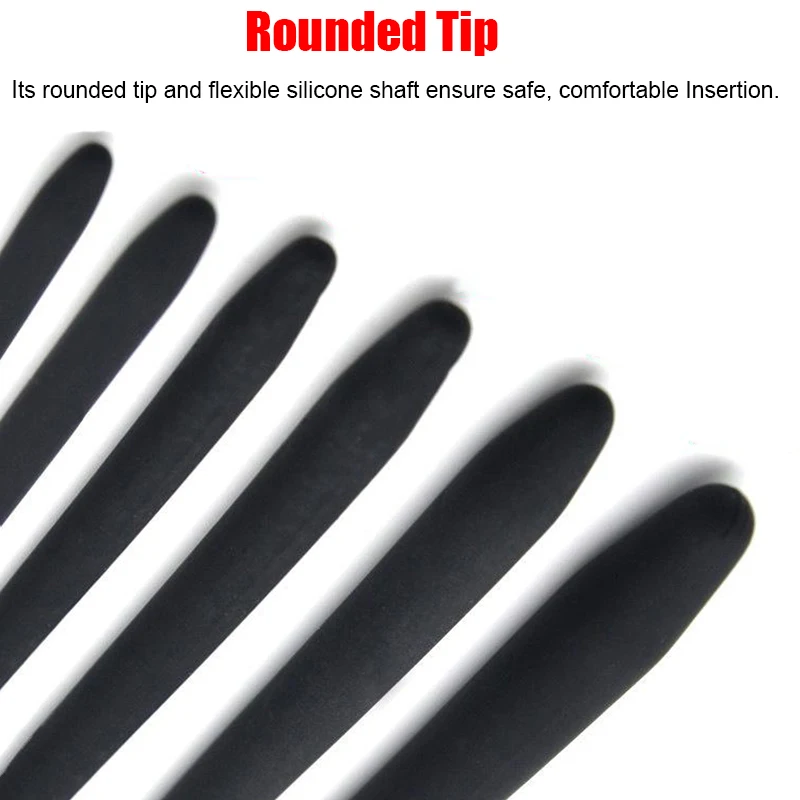 Urethral Dilator Silicone Urethral Dilator Electro Stimulation Penis Plug Dilator Enhancing Urethral Sound E-stim Urethra Catheter Male Masturbator BDSM/Medical Play