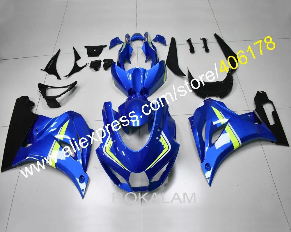 For Suzuki K17 Fairing GSX-R1000 2017 2018 2019 GSXR1000 GSXR 1000 17 18 19 Blue Bodywork Fairings (Injection Molding) | Автомобили и