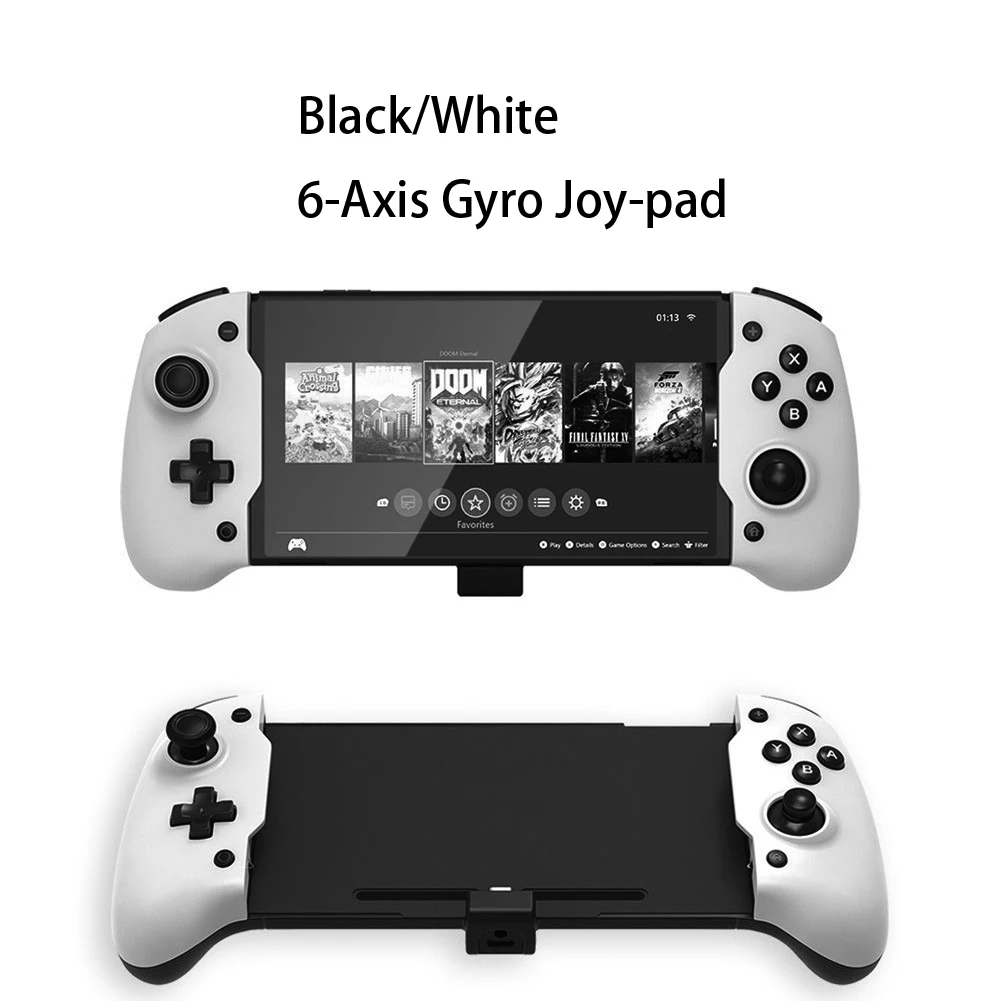 Контроллер для Nintendo Switch портативный джойстик с улучшенной рукояткой двойным