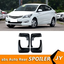 Para verna 2016-2017 mudflaps respingo guardas frente com a cor e lama traseira aleta mudguards fender modificado especial